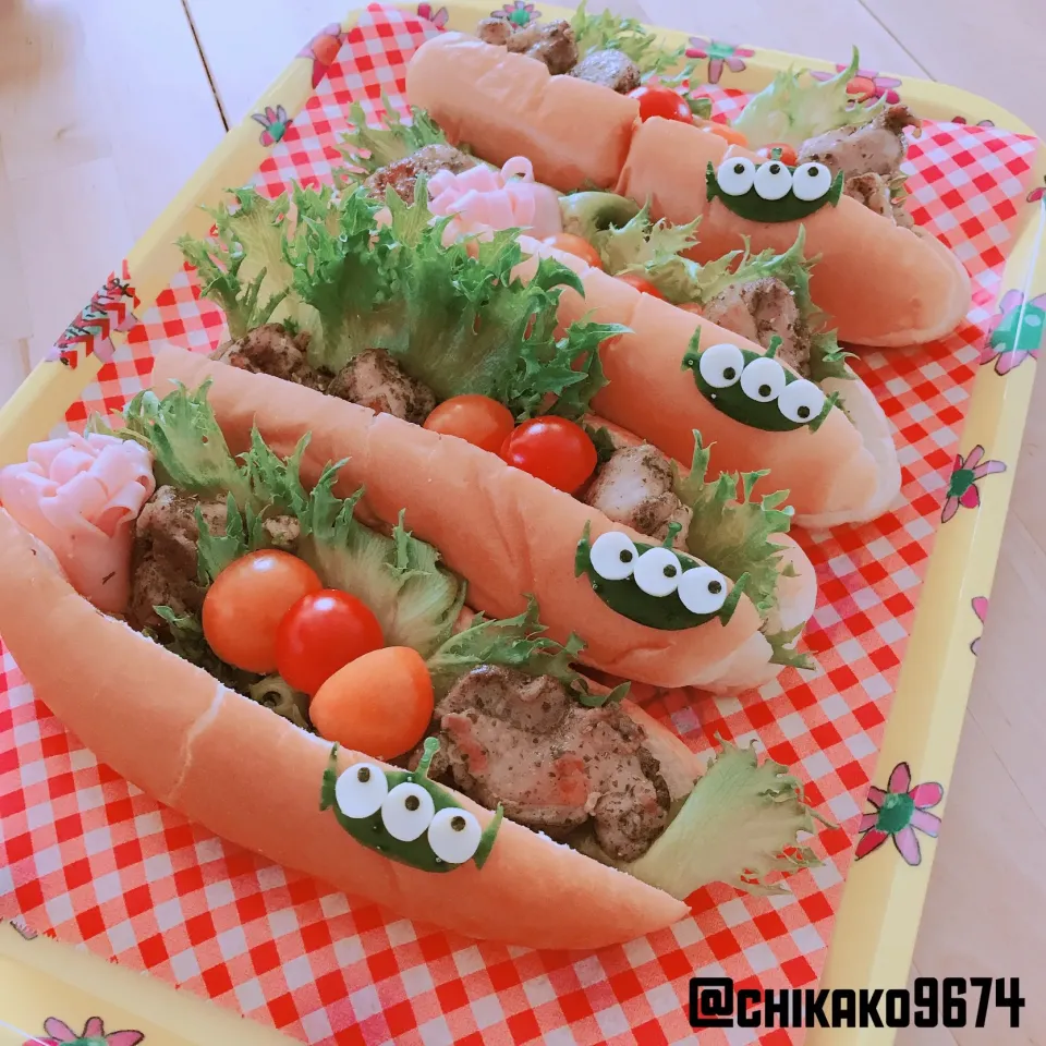 Snapdishの料理写真:☆いろいろサンド☆|chikakoさん