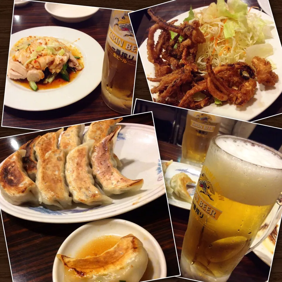 Snapdishの料理写真:週末 餃子で女子飲み♡ 2018.4.6|キラ姫さん