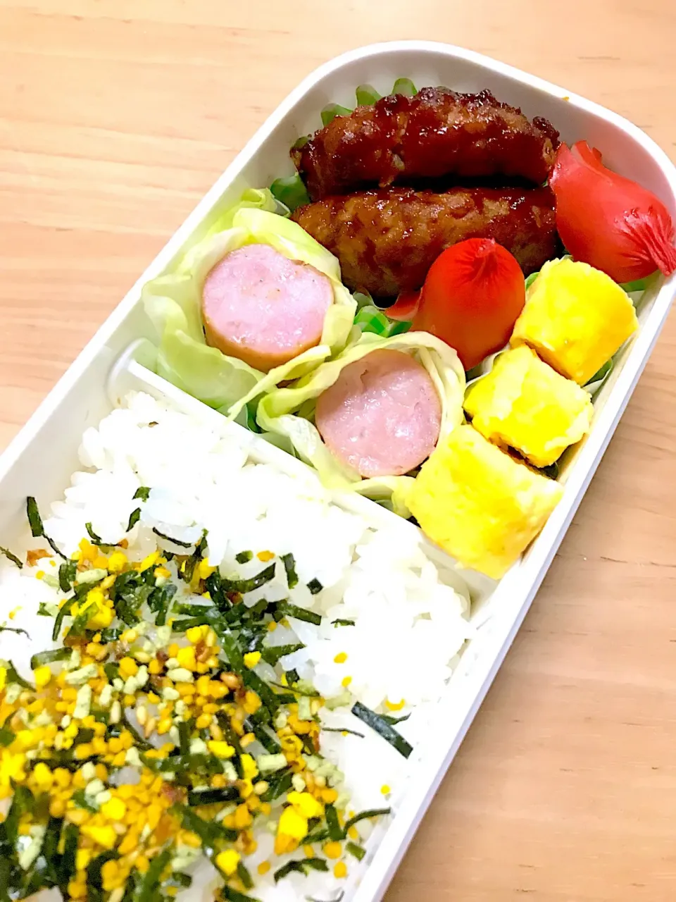 JKの緊急ハンバーグ弁当！|mamacatさん