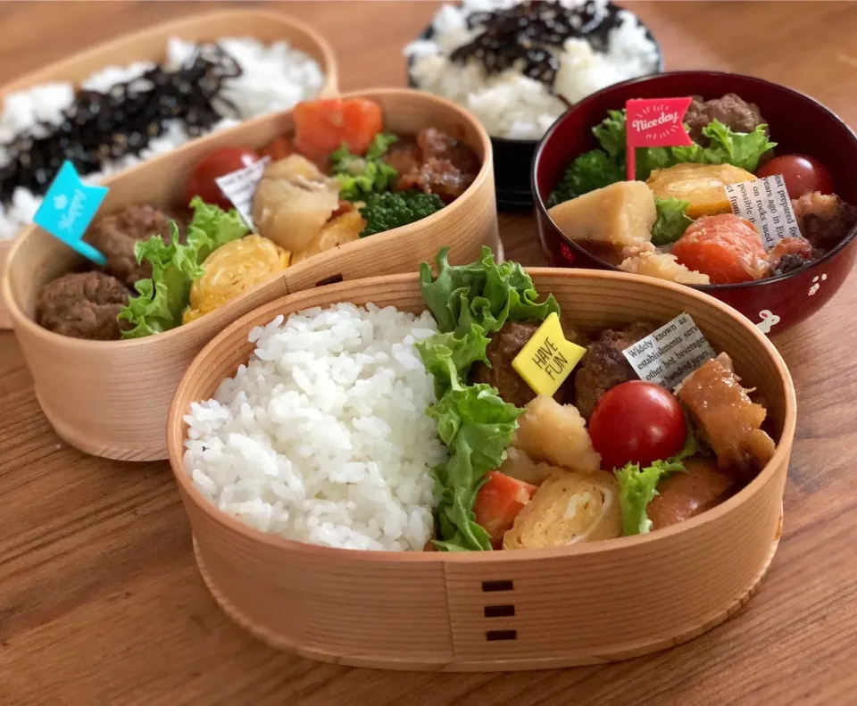 4/8 お弁当🍱🍱🍱|カタツムリさん