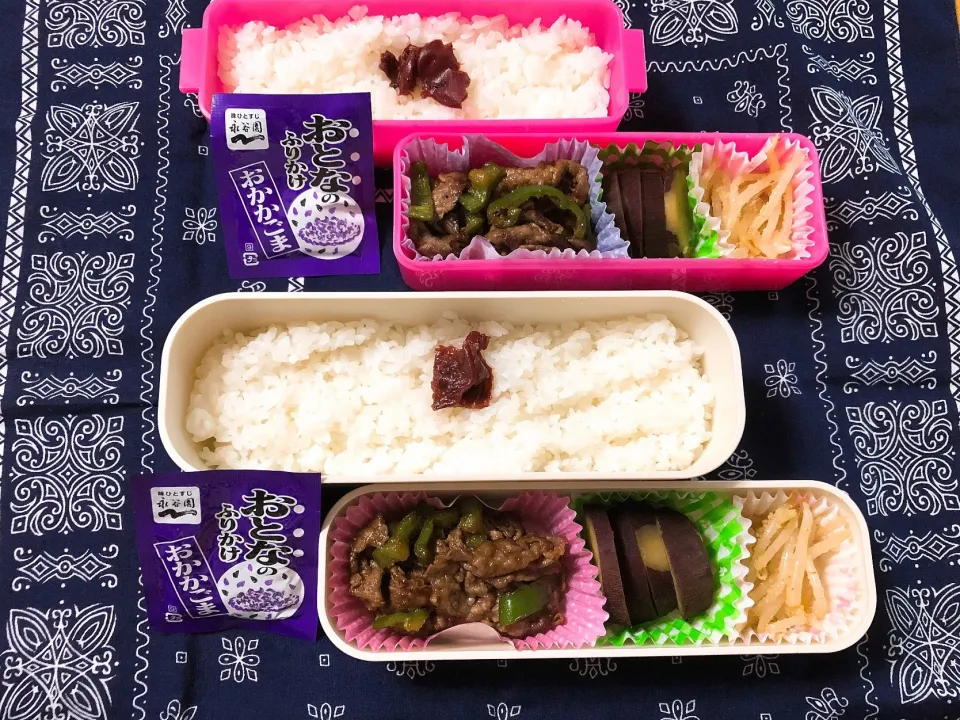 Snapdishの料理写真:2018/4/09(月) 夫弁当&娘弁当🎵|kiyominさん