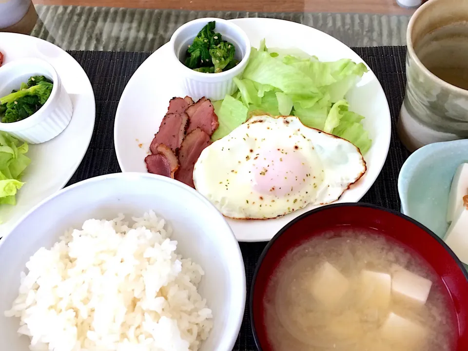 Snapdishの料理写真:今日の朝食 2018年4/8|Booパパさん