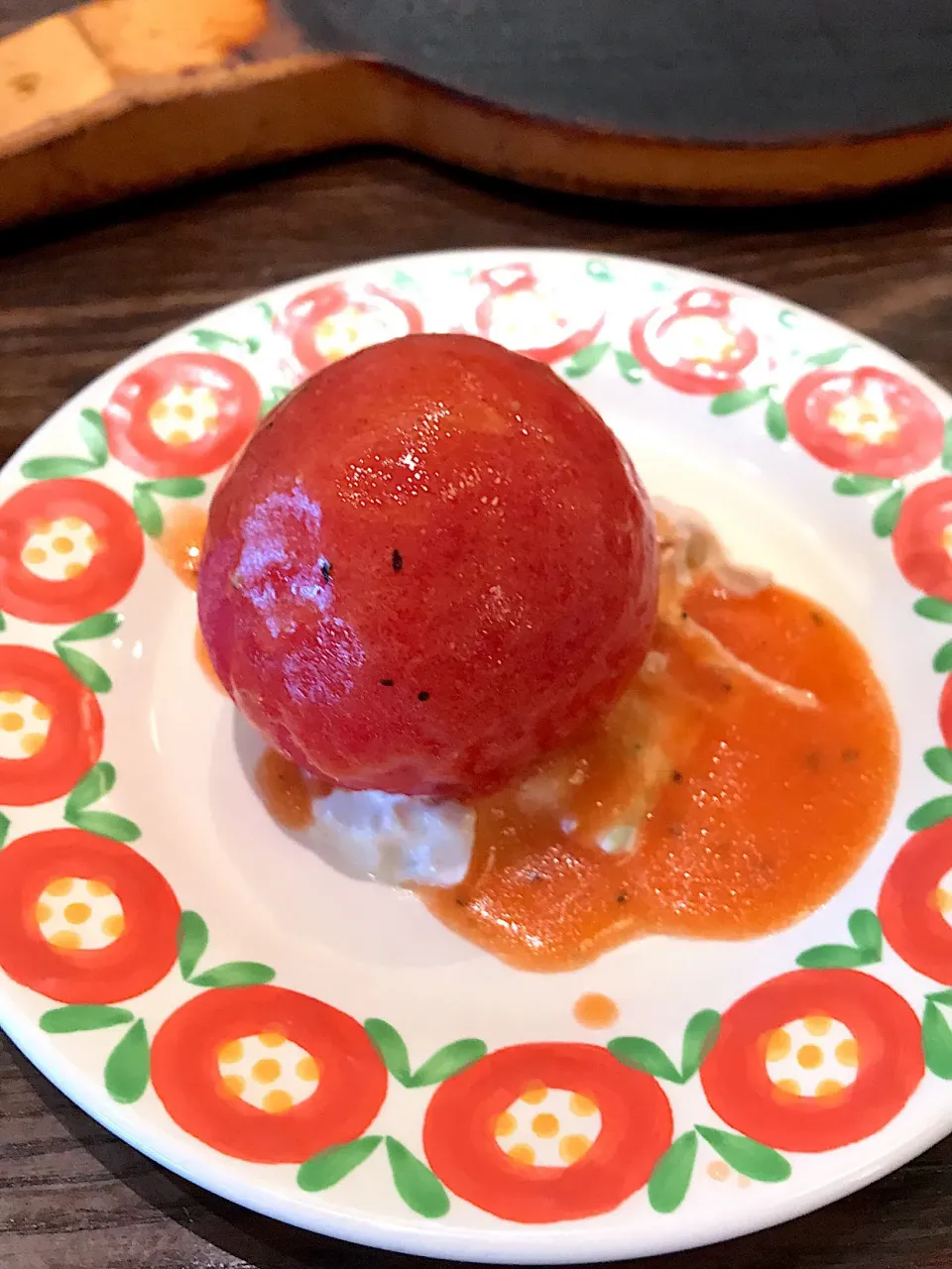 まるごとトマトのサラダ|ちいこさん