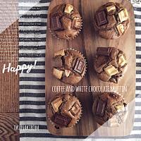 rieさんの料理 コーヒー&ホワイトチョコマフィン♡