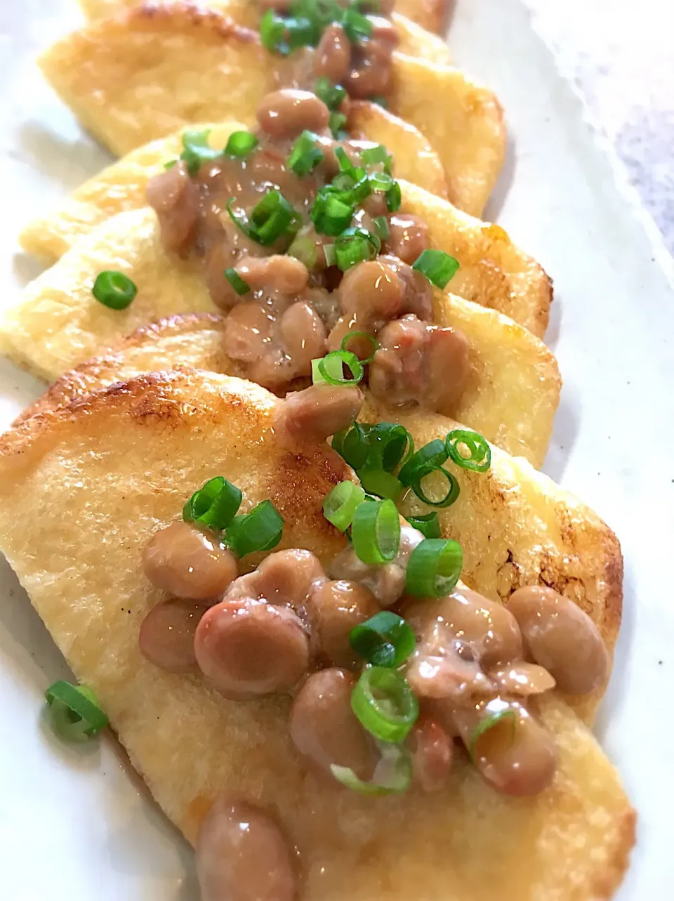 焼き油揚げの納豆かけ✨|てんてんさん
