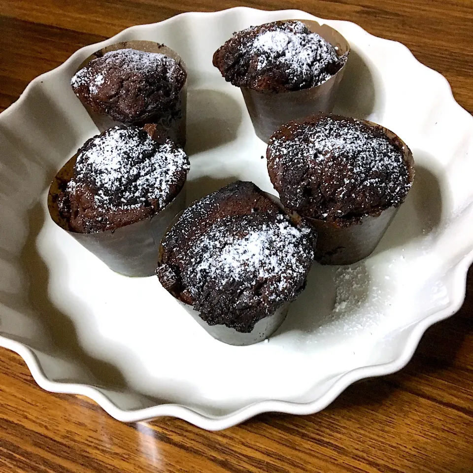 Snapdishの料理写真:Chocolate muffin|Nanaka Horiiさん