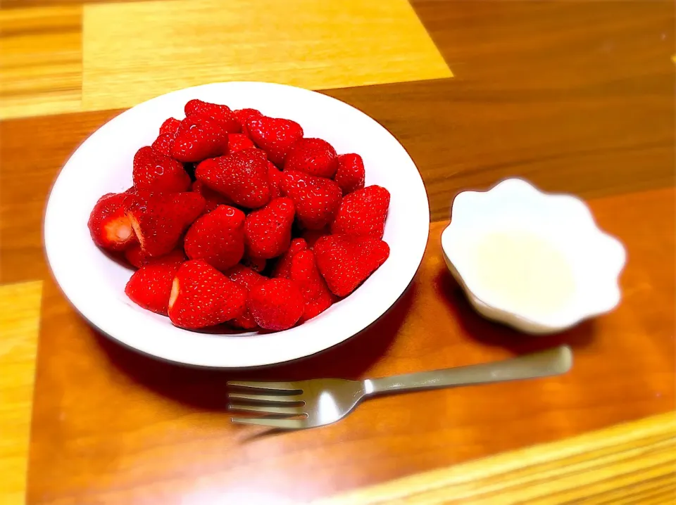 山盛りいちご🍓 #いちご|ぼんぼんさん