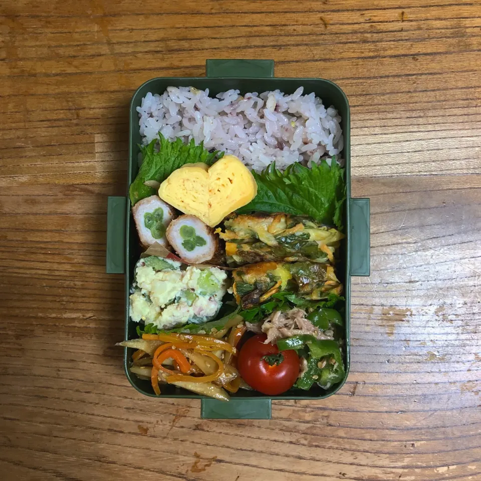 2018.4.10 #lunch  #lunchbox  #お弁当  #お弁当記録|はーさん