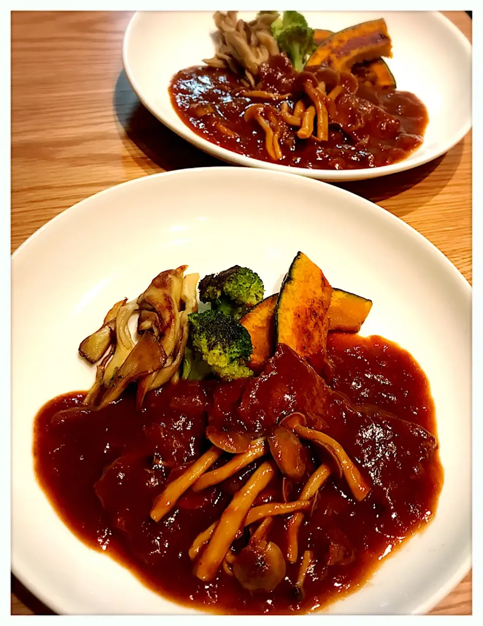 Stewed beef with demi-glace sauce|toyamadaさん