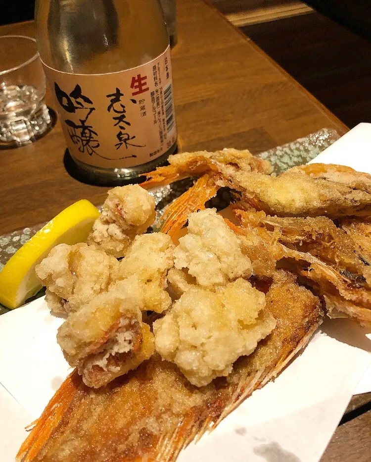 カサゴ唐揚げ 静岡.焼津 呑ん兵にて|ガク魁‼︎男飯さん