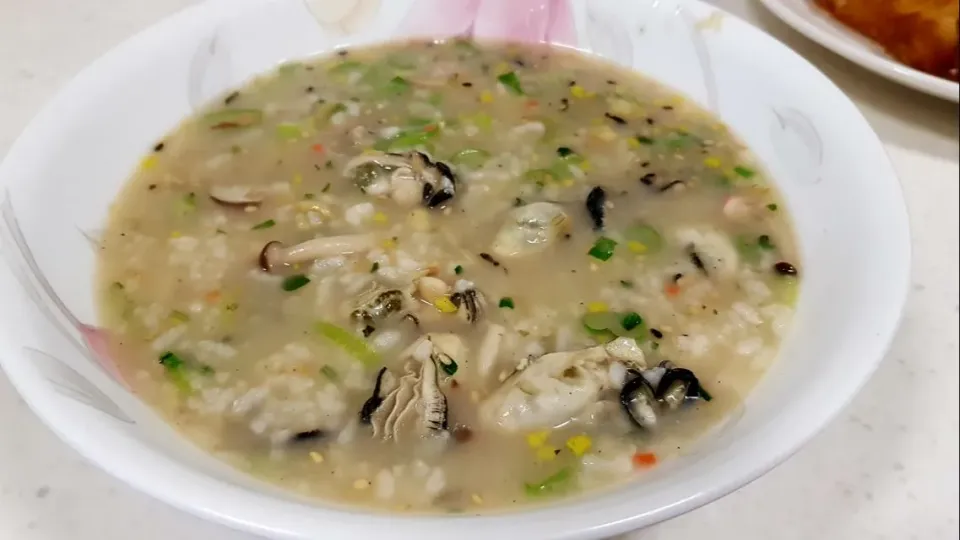 oyster congee|steven z.y.さん