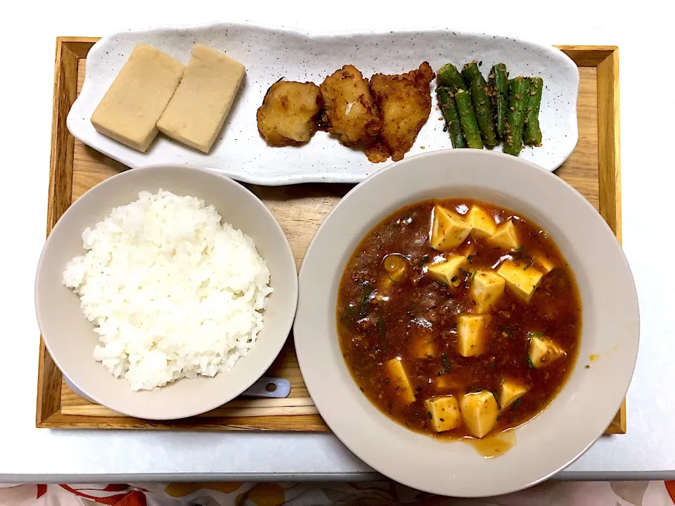 つくおきと麻婆豆腐|kayak-gohanさん