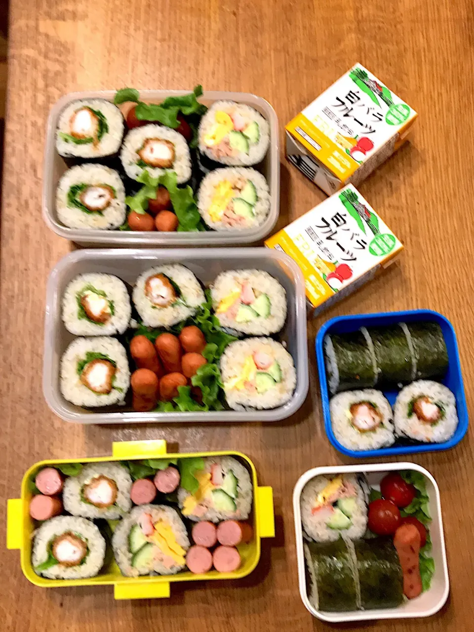 Snapdishの料理写真:家族弁当4月11日|hatabowwyomeさん