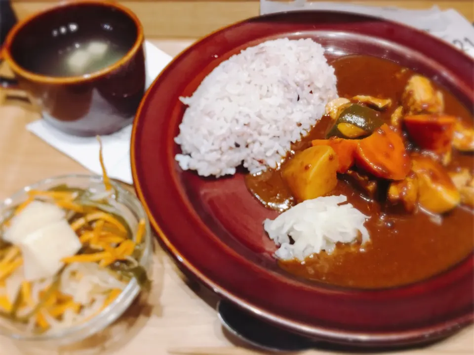 Snapdishの料理写真:チンキ野菜カレーセット|キノコ🍄さん