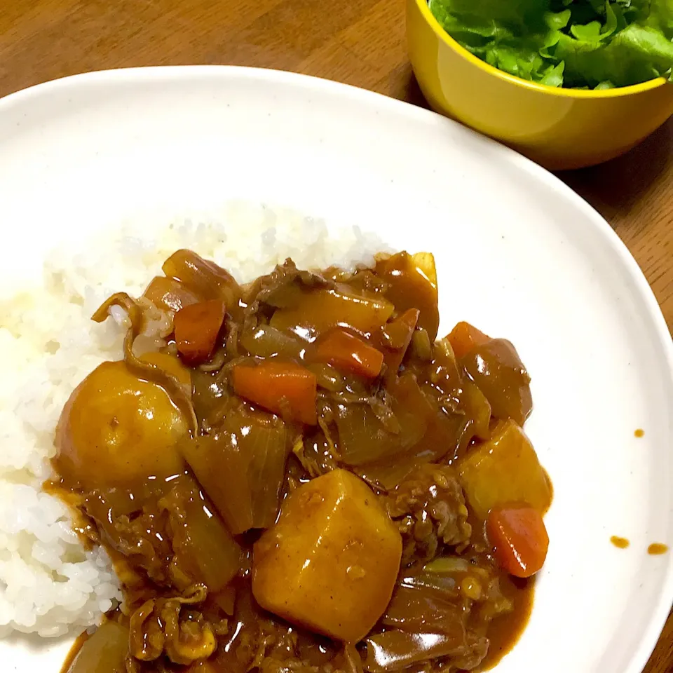 新じゃがごろごろカレーライス🍛|もこうさぎさん