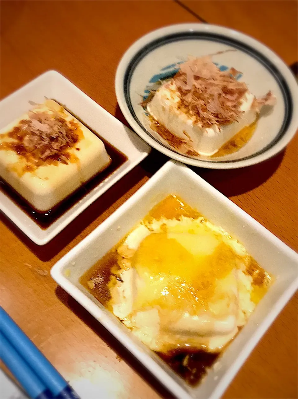 チーズ豆腐  冷や奴  おかか醤油味 胡麻油塩味|ch＊K*∀o(^^*)♪さん