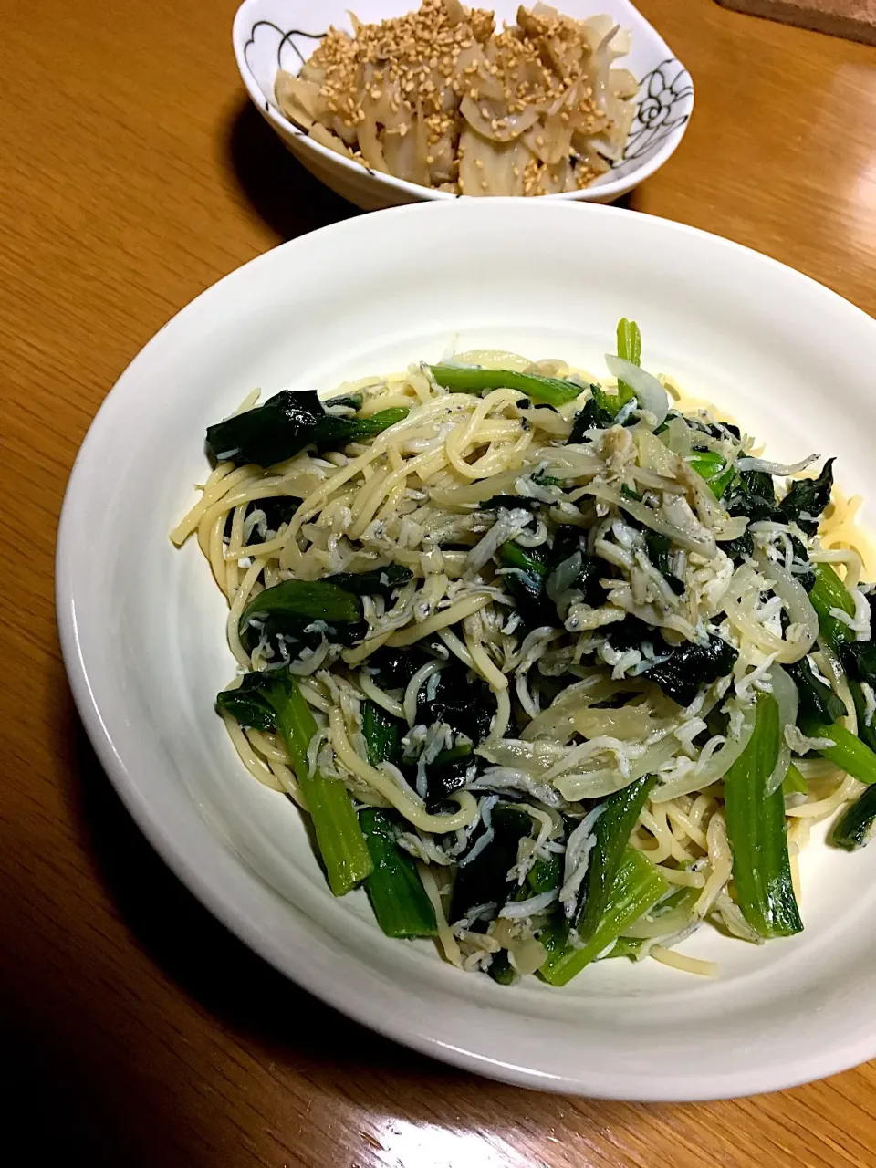 しらすとほうれん草のパスタ|ゆうりさん