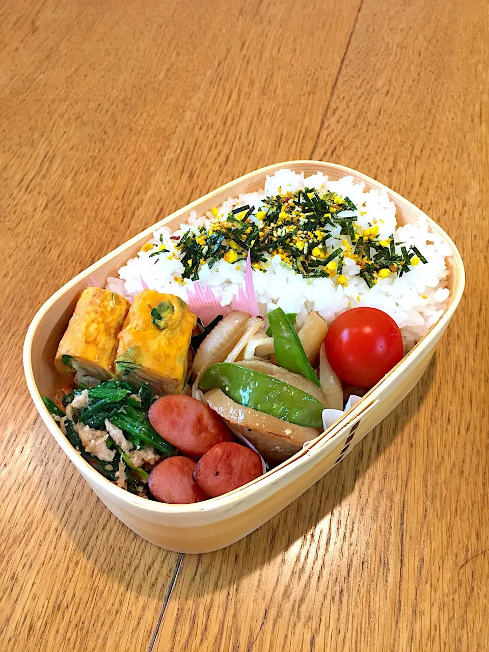 パパ弁当  豚肉と大根の味噌炒め #わっぱ弁当|まつださんさん