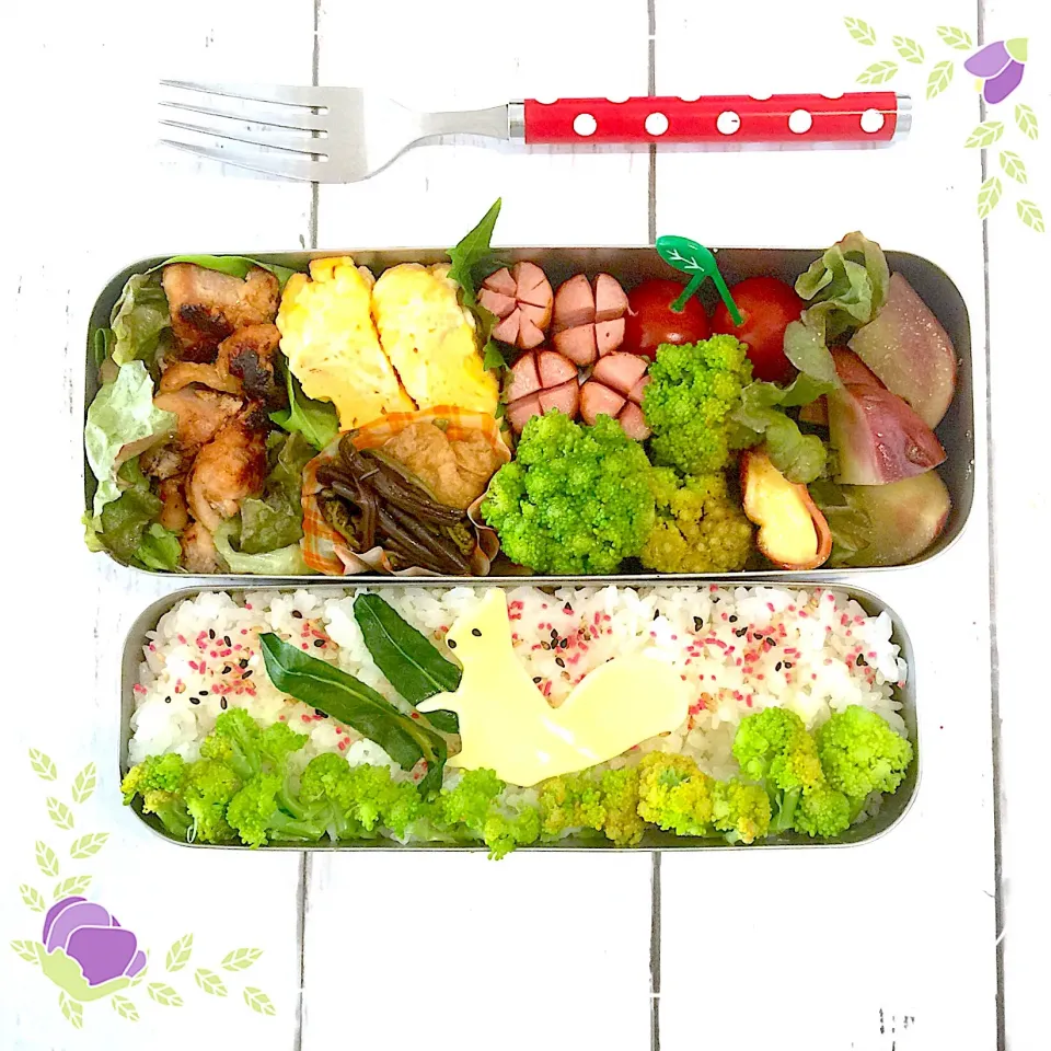 Snapdishの料理写真:今日のお弁当|りんりんさん