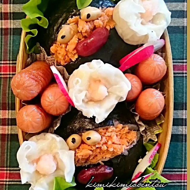 Snapdishの料理写真:#主婦のお弁当
海賊ふうのパックン                          おにぎりobentou🍱🍴|kimi=kimi🌼Kitchenさん