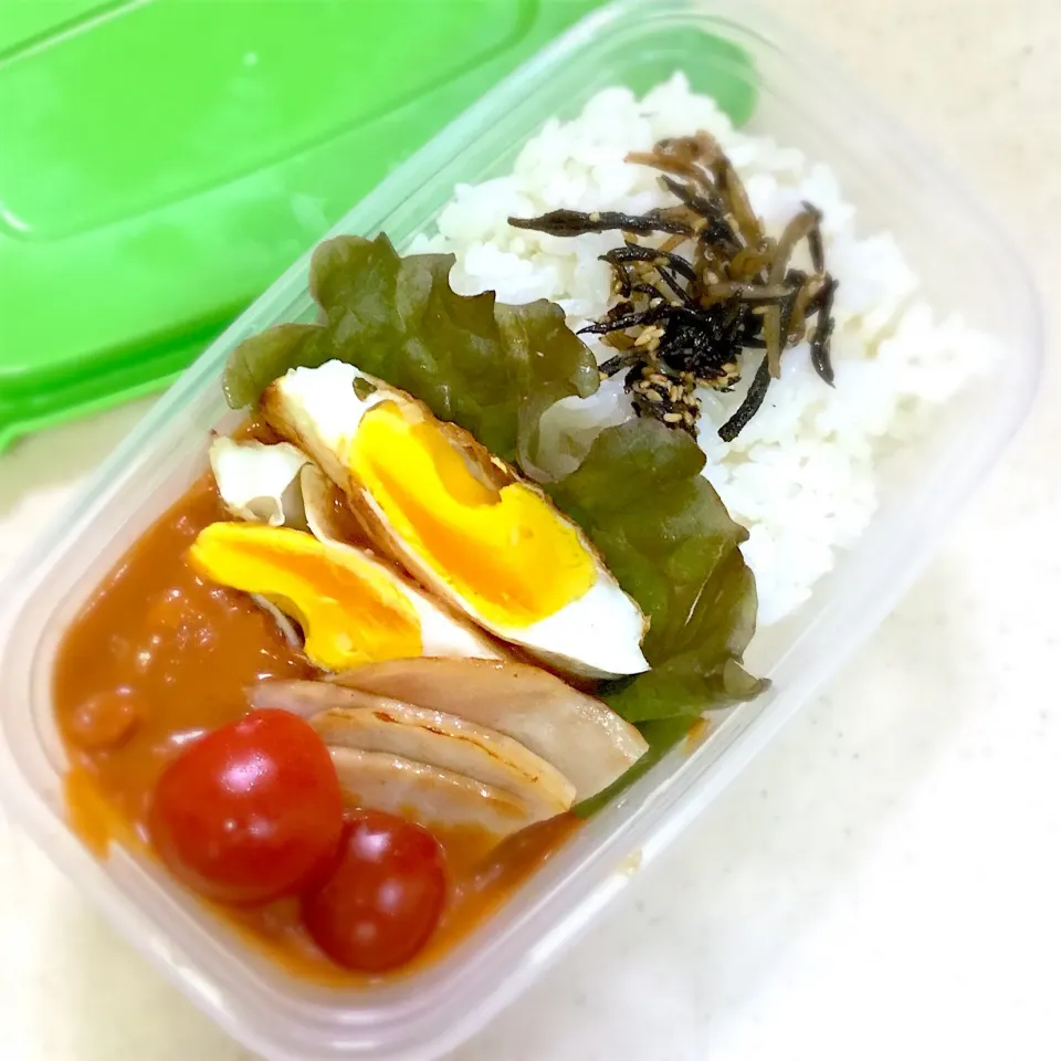 Today's lunch box.バターチキンカレー|hoppycowさん