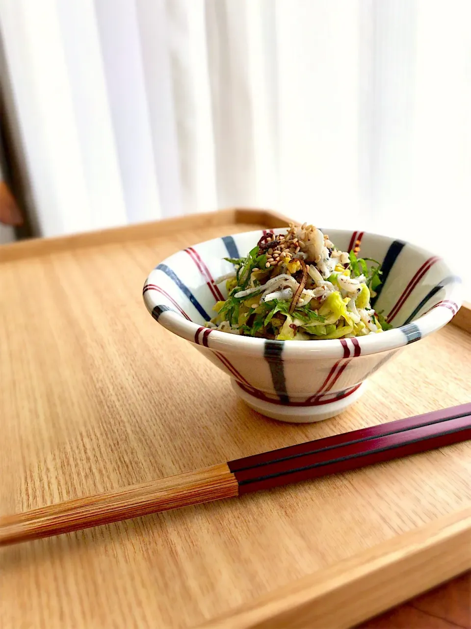 春キャベツと釜揚げちりめんと塩昆布の和えもの|かおり🐰さん