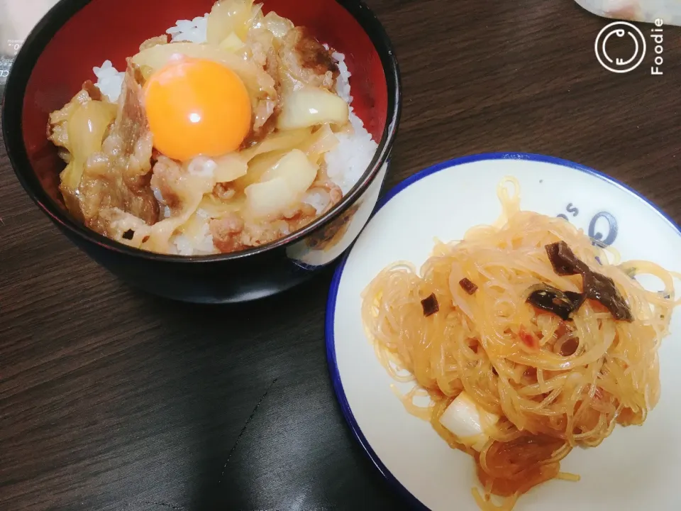 #牛丼#麻婆春雨|はっしーさん