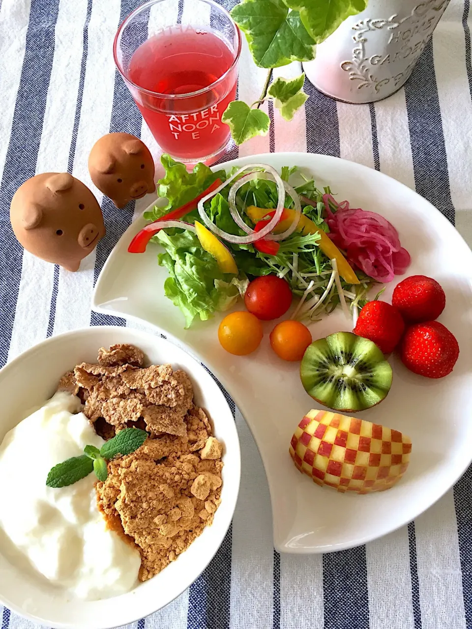 本日の朝ごはん☺︎|むーさん