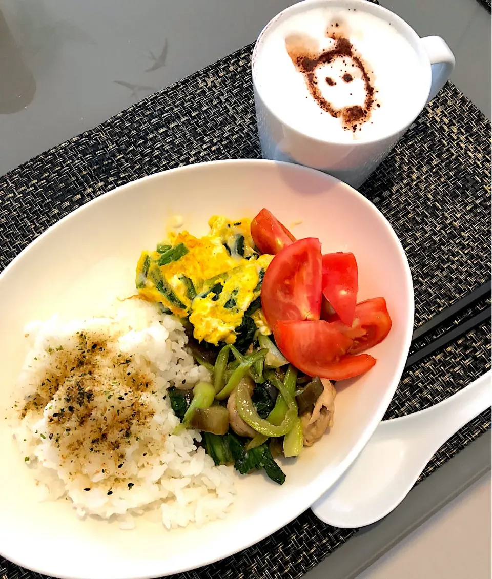 息子と作ったワンプレートランチ(*'▽'*)|ななりんさん