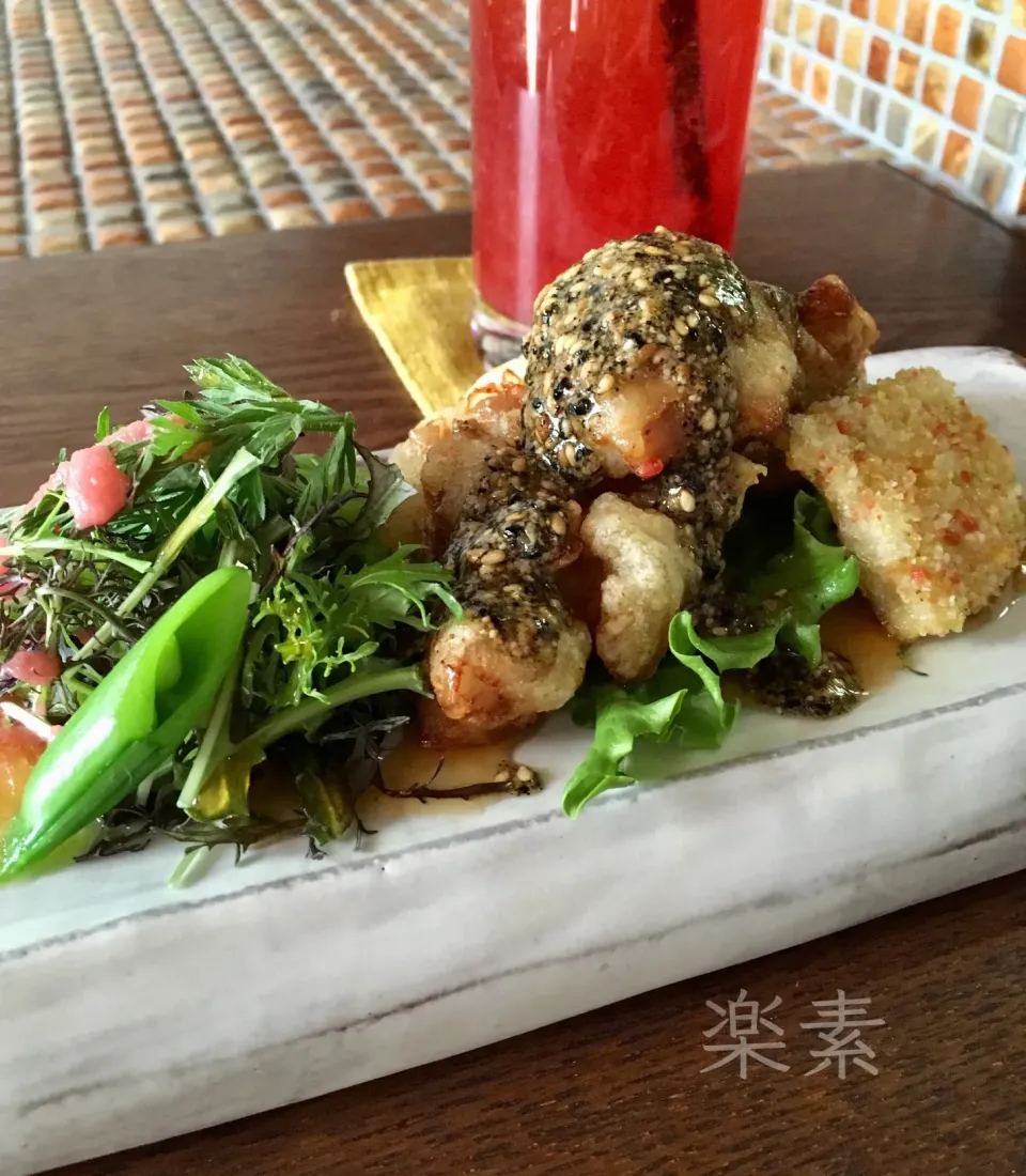 鶏肉の唐揚げ 胡麻酢がけ|Mami  Taniuchiさん