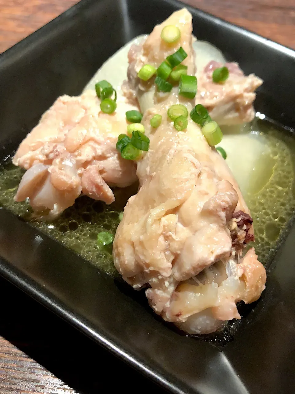 4/13 手羽元と大根の煮物|あかねさん