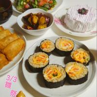 マダム とんちんさんのささやかなお祝い🥂 #🌹サーモンの薔薇寿司