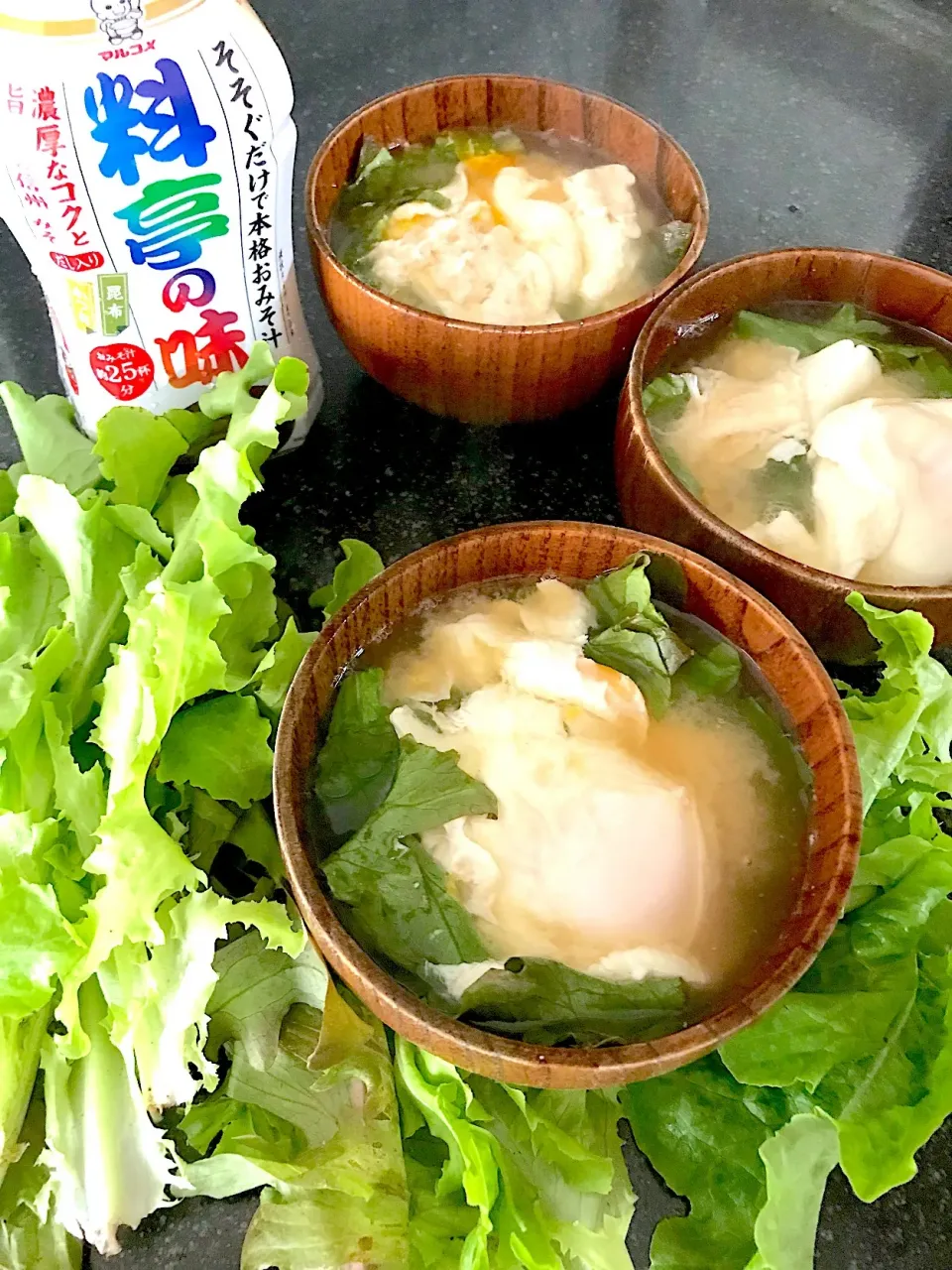 即 サラダ🥗みそ汁|シュトママさん