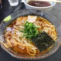 Snapdishの料理写真:朝ラー 冷やし並600円 まごころ 静岡/藤枝