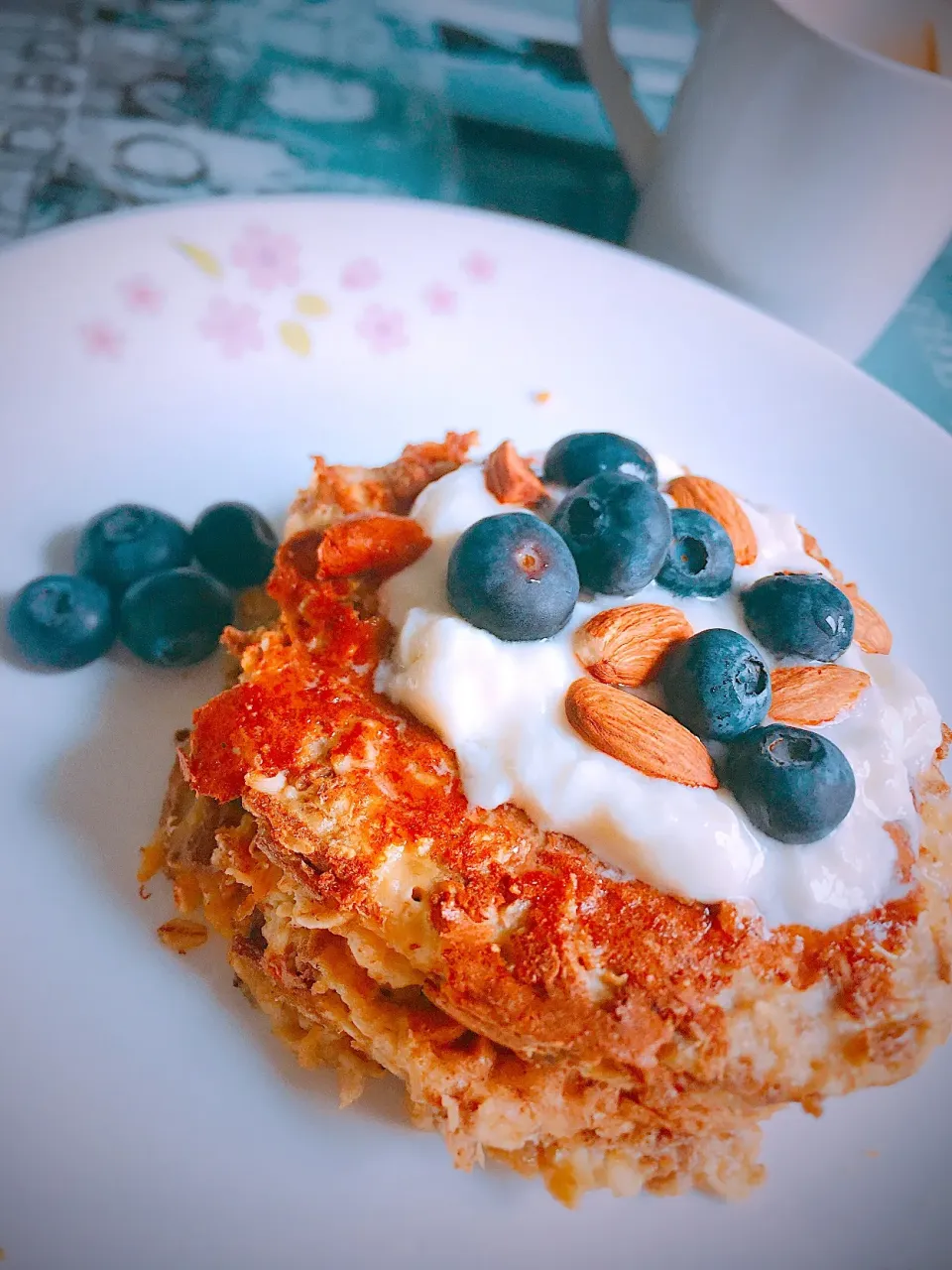 小麦粉なし・バナナパンケーキ🥞🍌|キノコ🍄さん