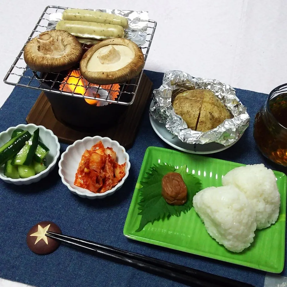 Snapdishの料理写真:肉厚椎茸の塩焼き♡♡|シュワシュワキッチンさん