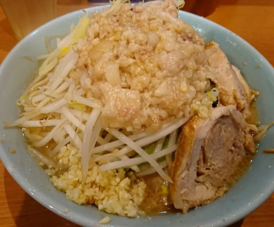 ラーメン小 野菜、にんにく、脂|哲さん