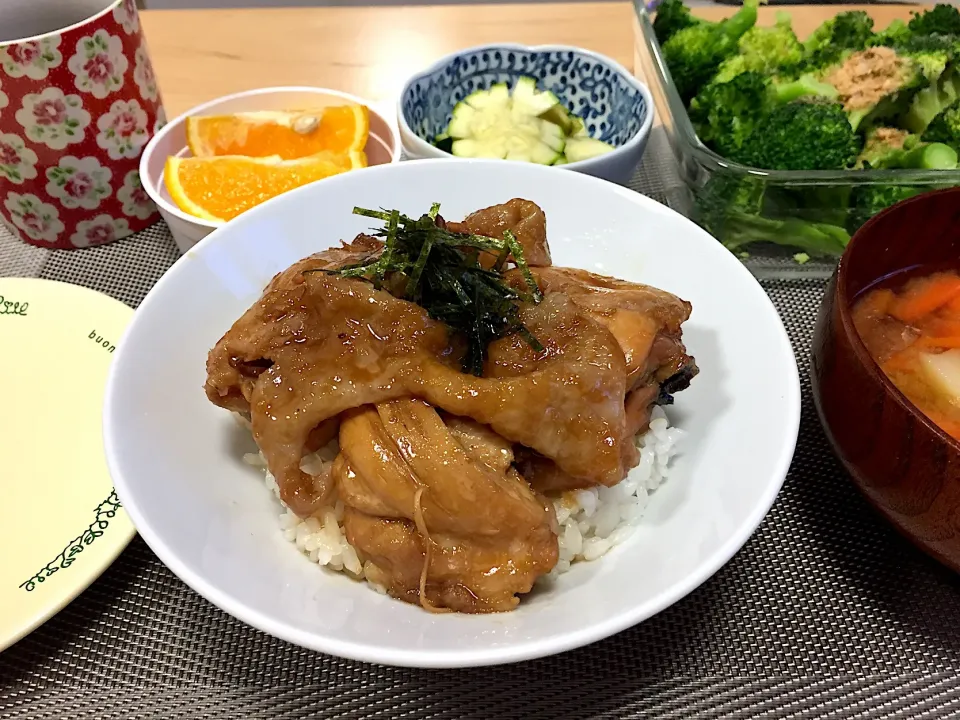 照り焼きチキン丼|krchopさん