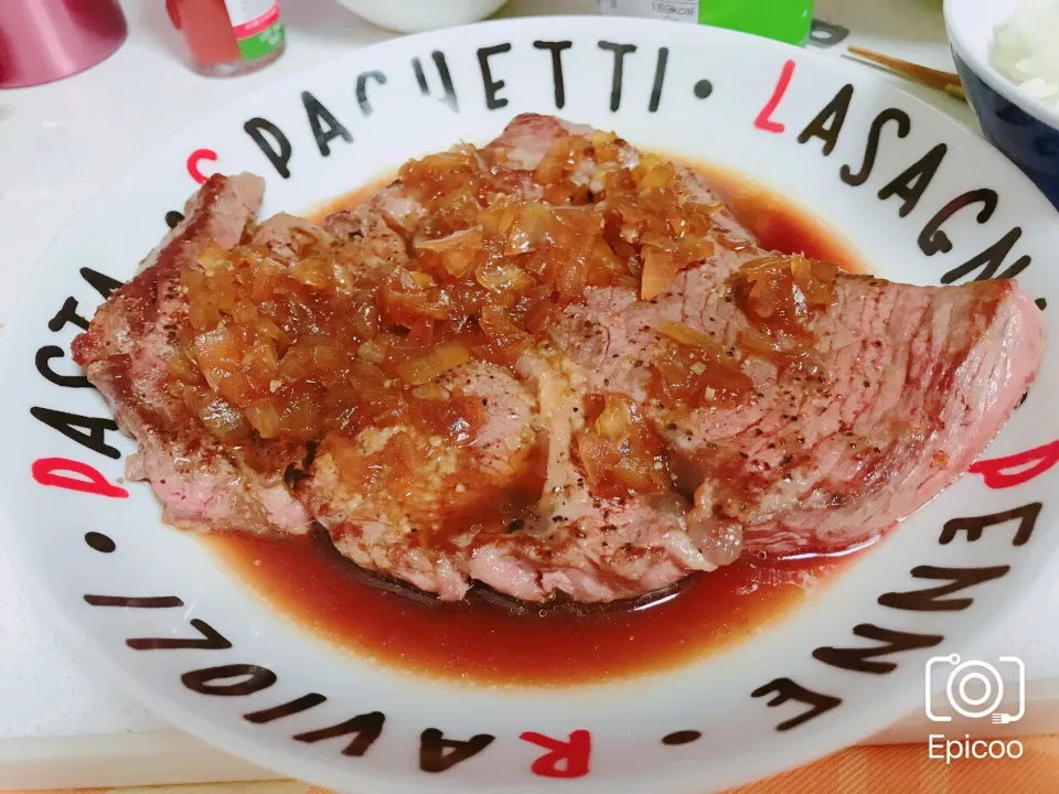 Snapdishの料理写真:ステーキ|mayuさん