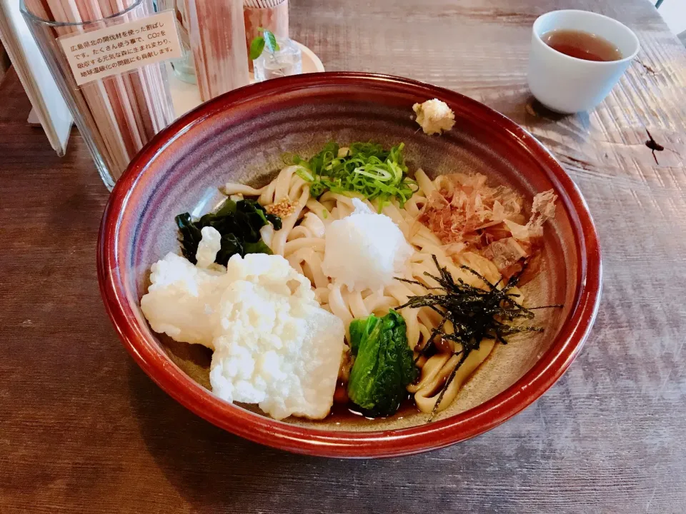 揚げ餅ぶっかけうどん|ちゃみこさん