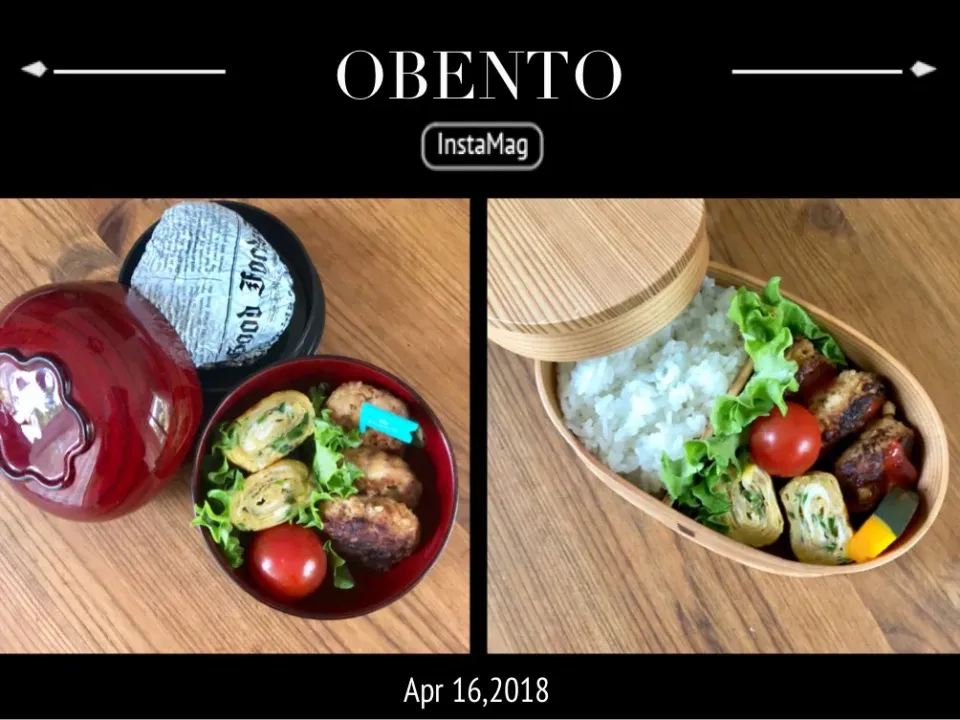 4/16 OBENTO🍱🍱|カタツムリさん