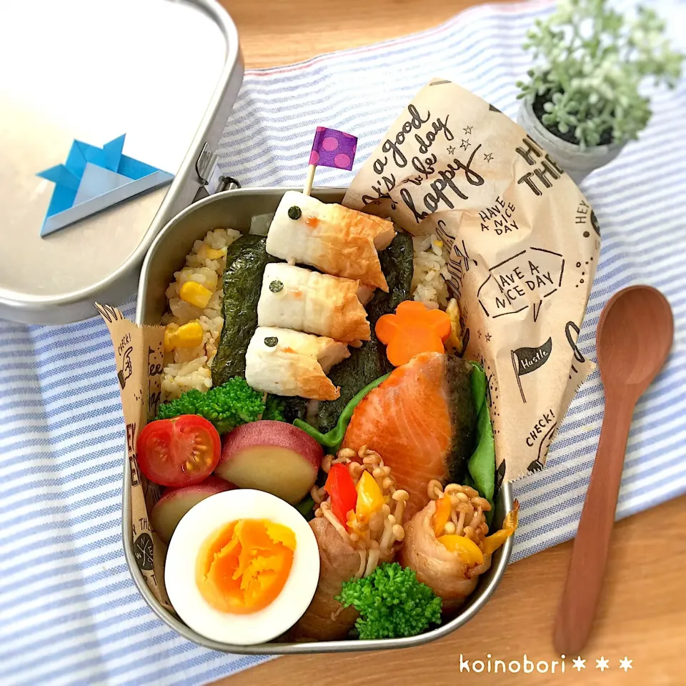 竹輪☆鯉のぼり弁当♩|yokkoiroさん