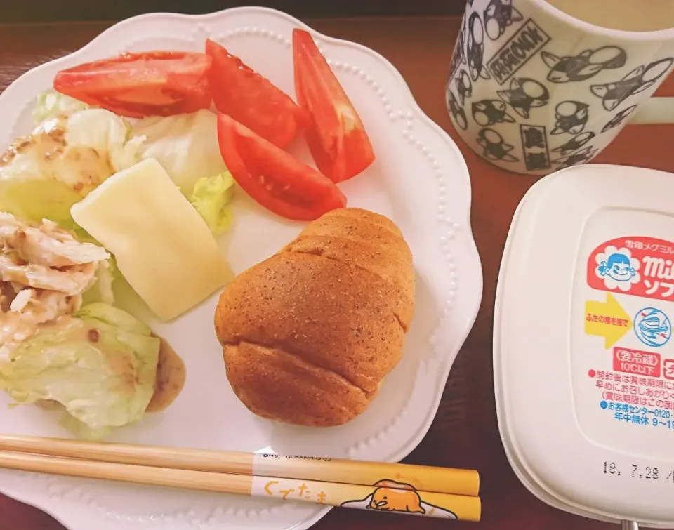 Snapdishの料理写真:2018/4/16(月)朝食🎵|しまだ ちえこさん