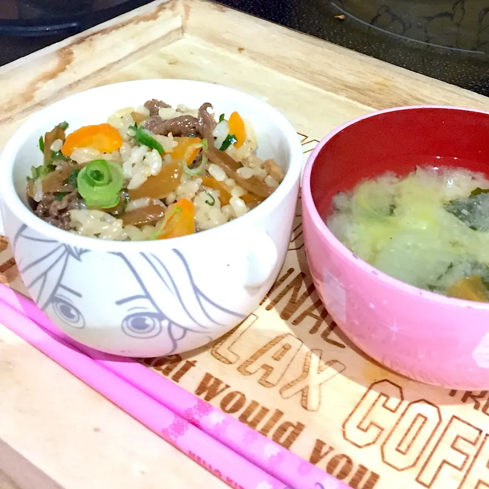 🍚ゴボウとお肉の混ぜ込みごはん🍚|chi-zuさん