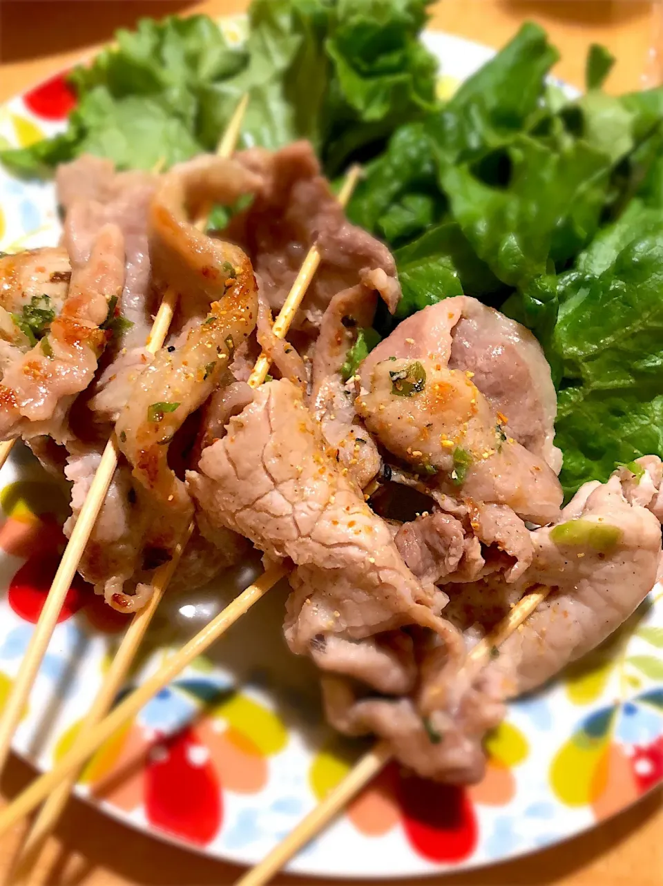 ネギ塩ごま油だれ焼き|ちかさん