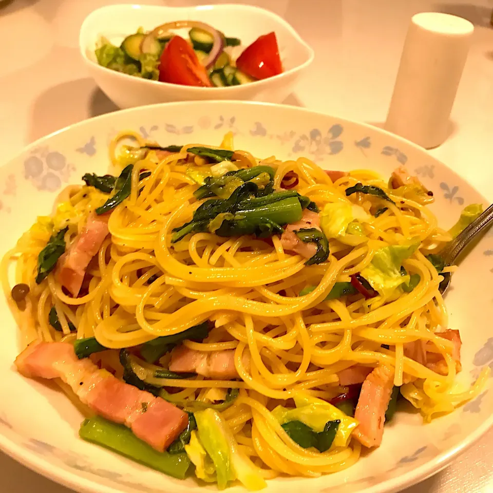 Snapdishの料理写真:春の #ペペロンチーノ|Chihiroさん