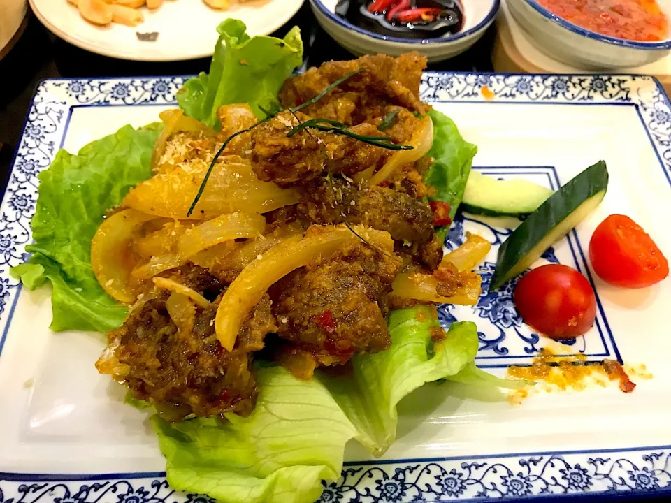 Snapdishの料理写真:Beef rendang|Sky Blueさん