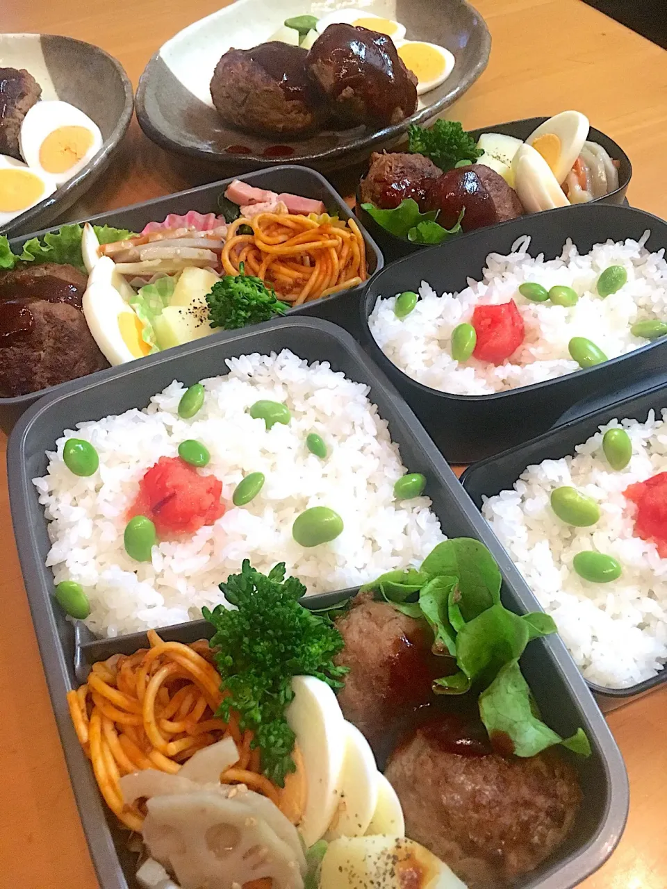 Snapdishの料理写真:4月17日。お弁当&高校弁。置き弁。|美也子さん