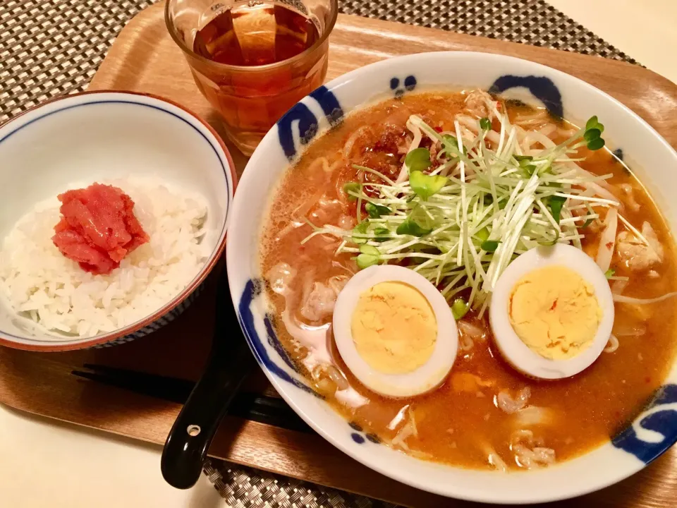 20180416🍥旦那さんの夜ご飯
#ラーロージャンメン#旦那さんの夜ご飯#ラーメン定食|akiyo22さん