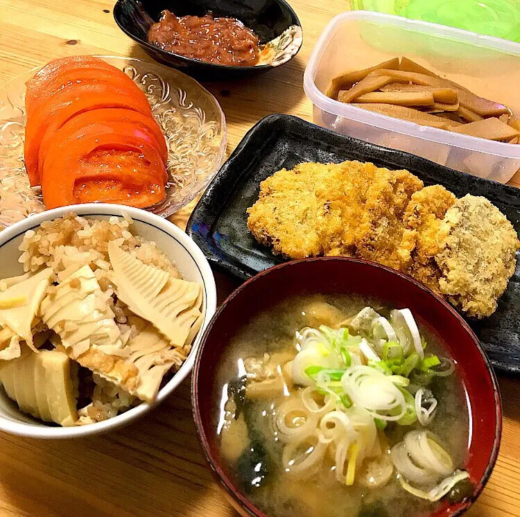 筍ニョッキ定食🎍相方作|ガク魁‼︎男飯さん